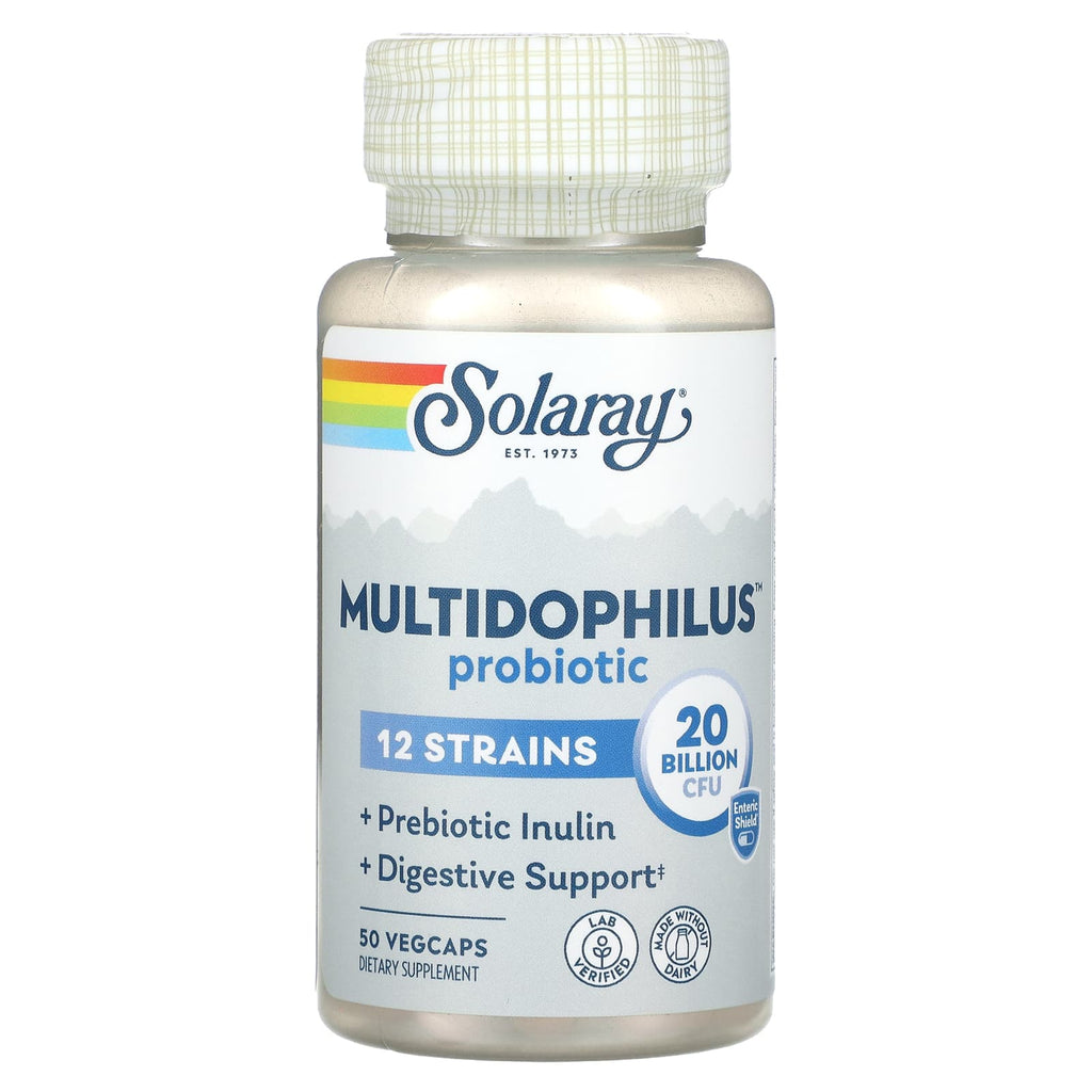 Solaray Multidophilus 12, complément alimentaire, 50 capsules
