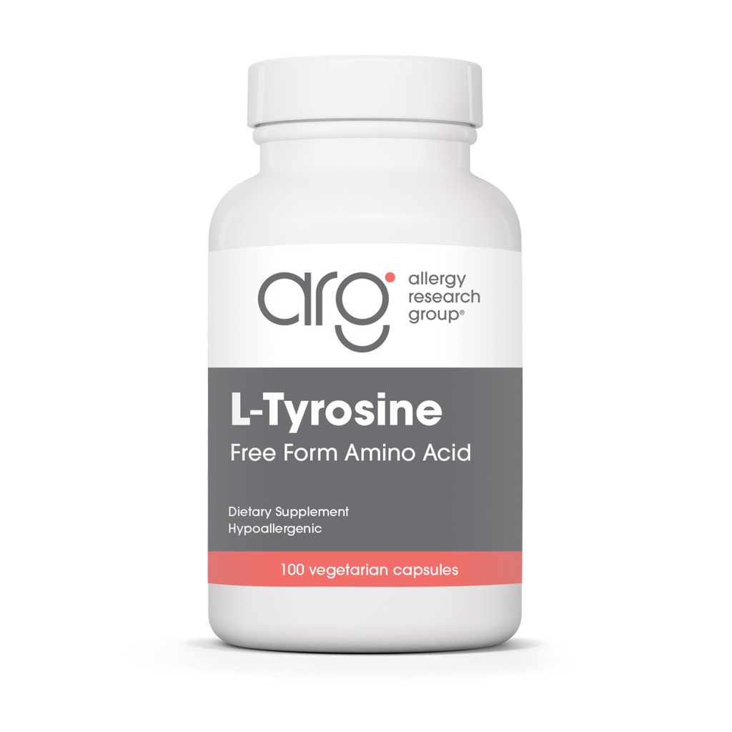 SOLARAY L-Tyrosine Supplement, 500 mg 100 Count