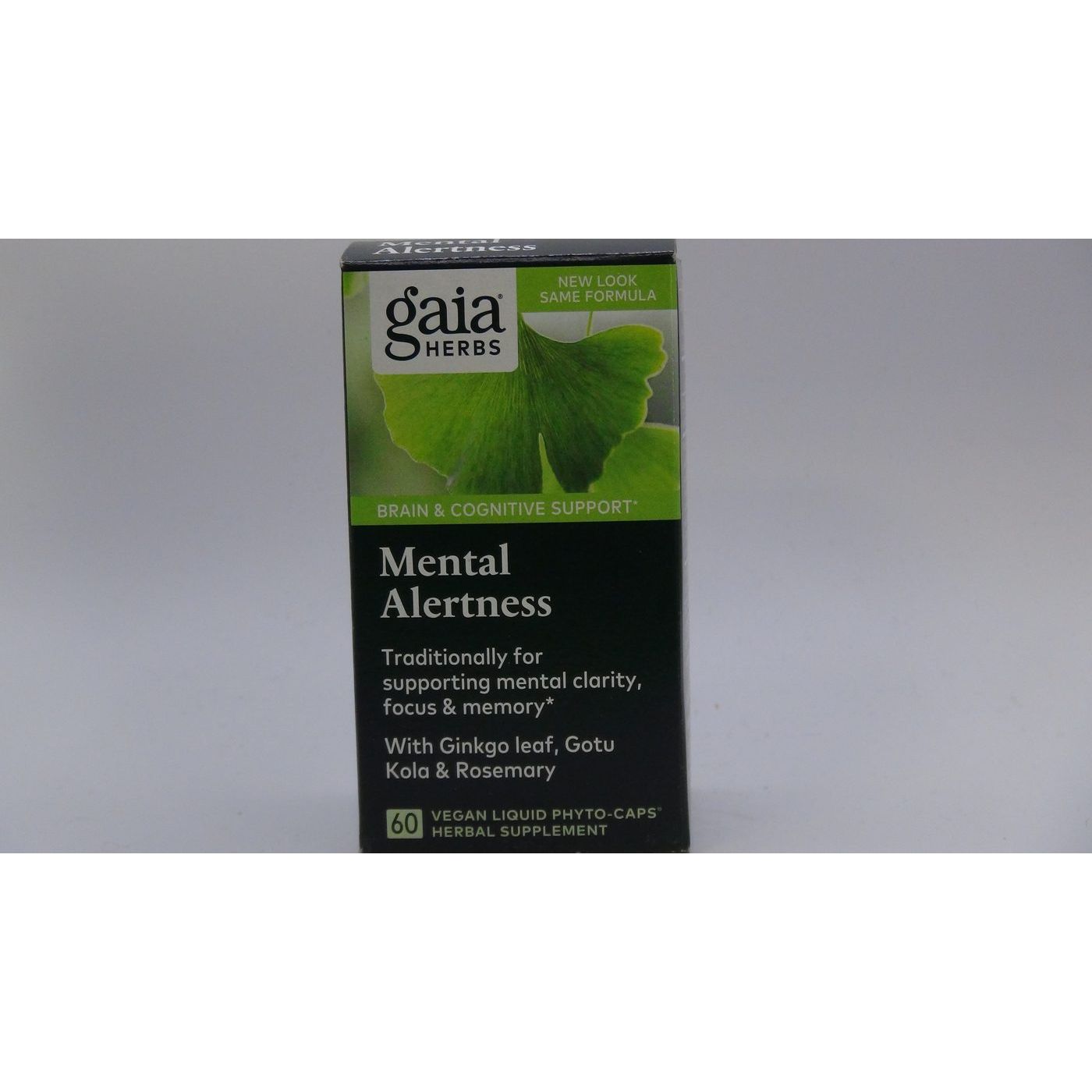 Gaia Herbs Mental Alertness - Brain Support Supplement to Help Maintain Focus & Memory - 60 Vegan Liquid Phyto-Capsules (15-Day Supply)