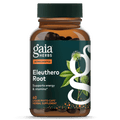 Gaia Herbs Racine d'éleuthéro - Soutien énergétique, d'endurance et d'endurance mentale - Supplément à base de plantes adaptogènes de racine d'éleuthéro (ginseng sibérien) - 60 Phyto-Capsules liquides végétaliennes (approvisionnement de 30 jours)