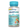 SOLARAY SharpMind Stress, complément nootropique pour soutenir l'humeur, la relaxation et soulager le stress occasionnel, adaptogène avec ashwagandha, L-théanine, garantie de remboursement de 60 jours, 30 doses, 30 VegCaps