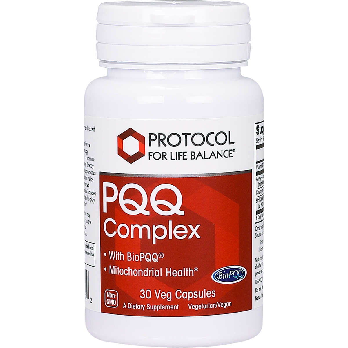 Protocol For Life Balance Complexe PQQ avec BioPQQ 30 Vcaps - P3168