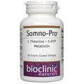 Bioclinic Naturals Somno-Pro L-Théanine 5-HTP Mélatonine 90 Gélules Molles