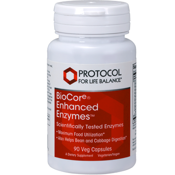 Protocol For Life Balance BioCore Enzymes Renforcées 90 Gélules Végétales - P2958