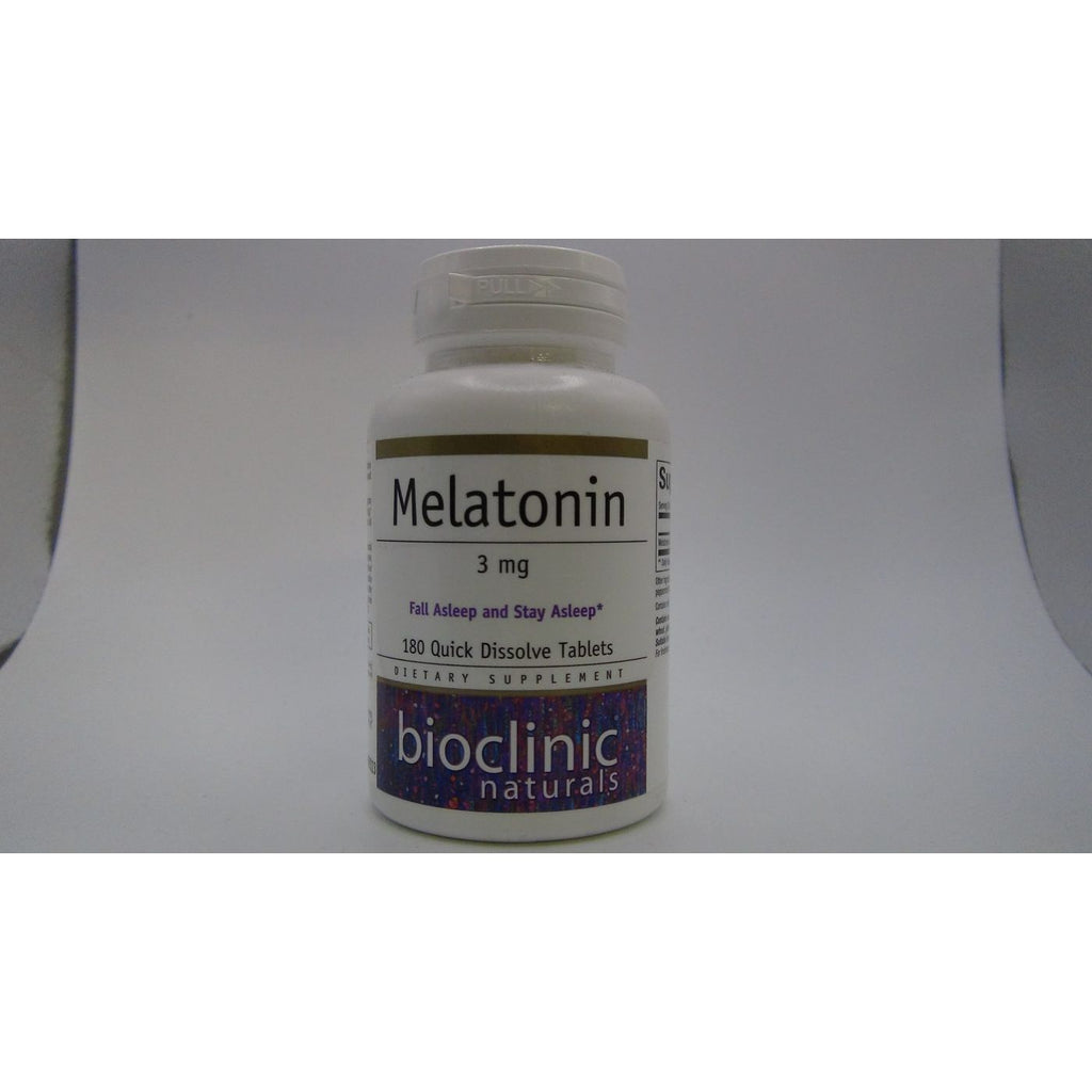 Bioclinic Naturals Mélatonine 10mg 180 Comprimés à dissolution rapide