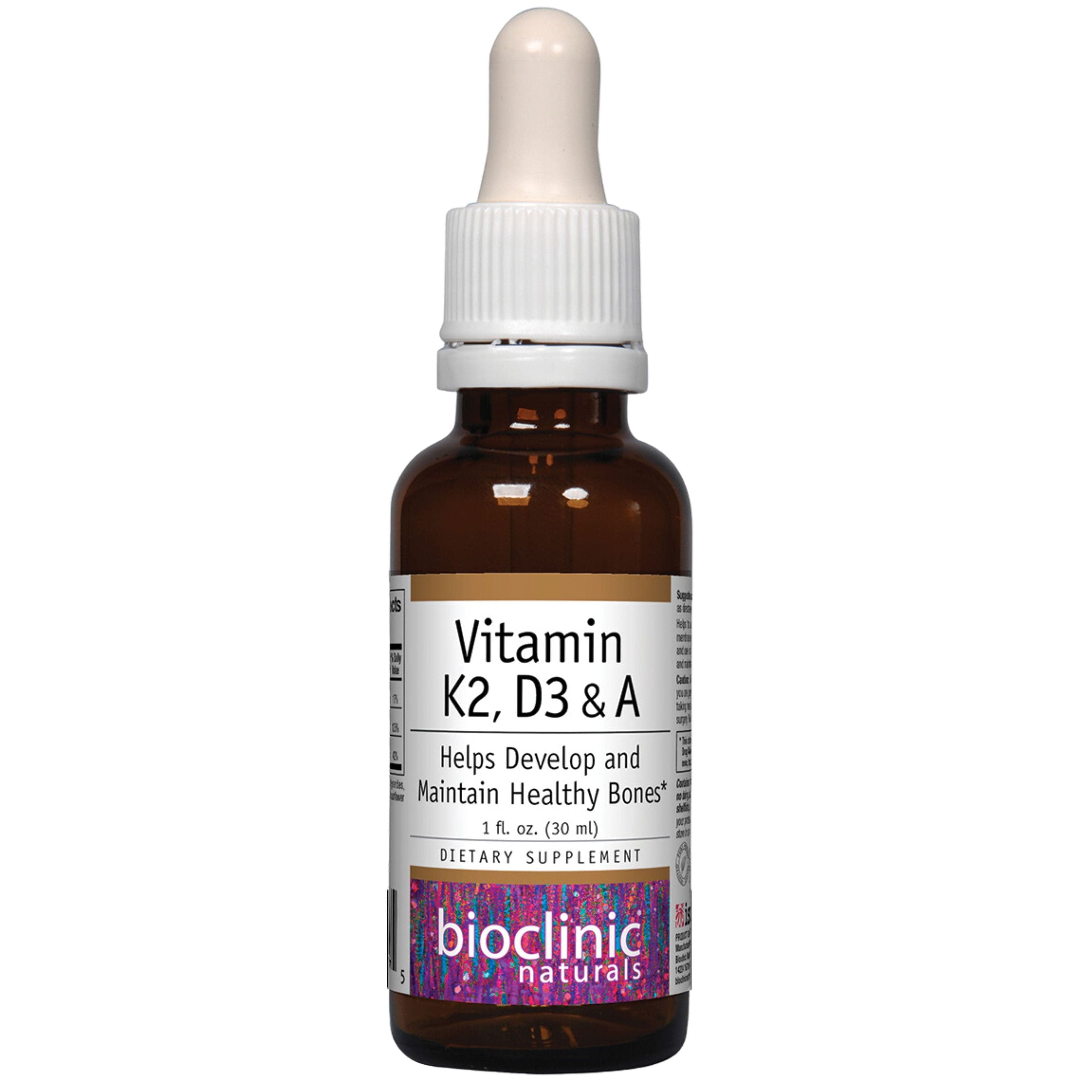 Bioclinic Naturals Vitamine K2, D3 et A 30 ml