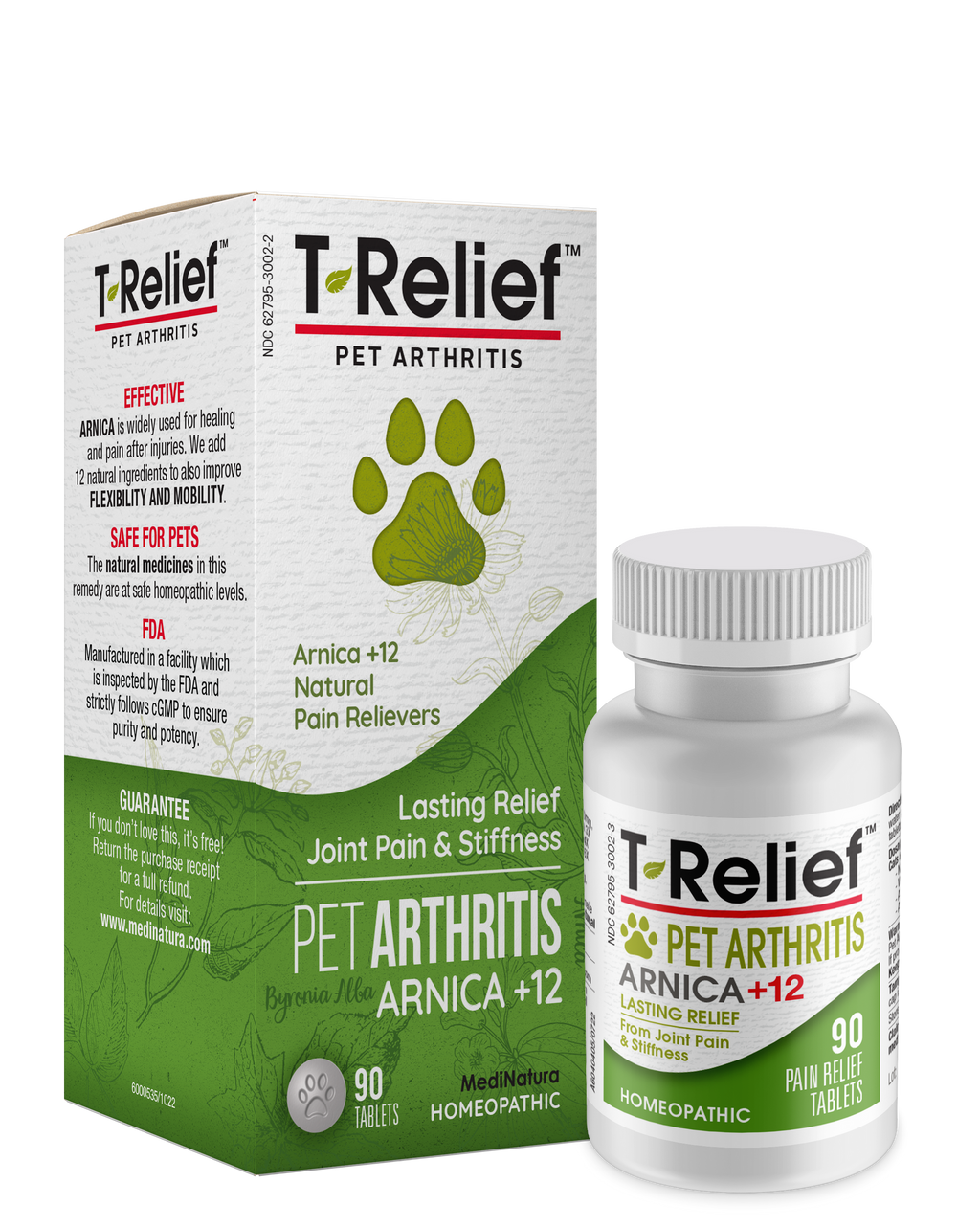 MediNatura T-Relief Arthrite pour Animaux 90 Comprimés