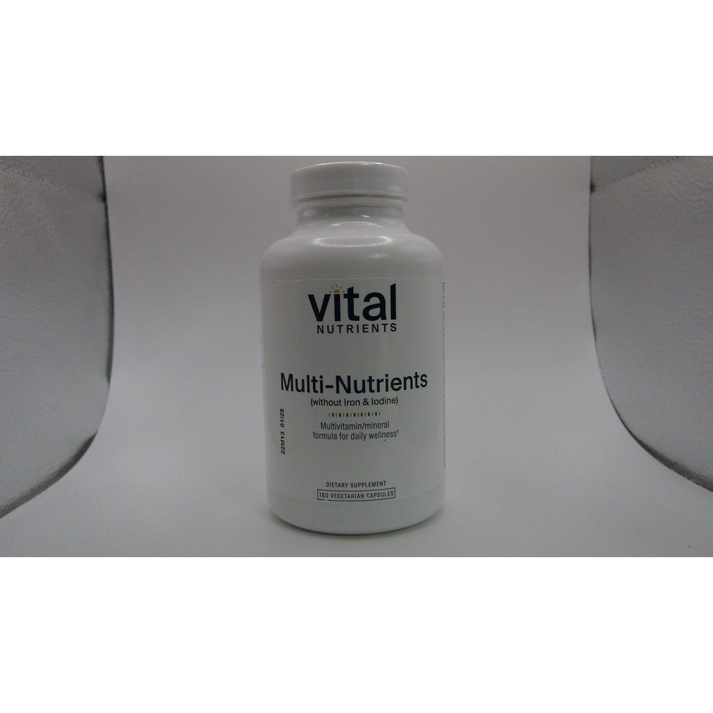 Vital Nutrients Multi-Nutriments 2 Avec Cuivre Sans Fer 180 Gélules