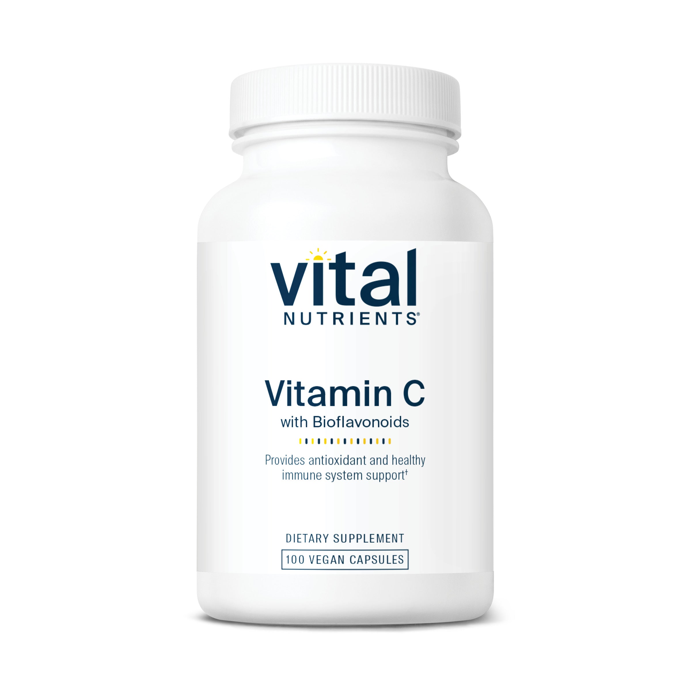 Vitamine C avec bioflavonoïdes Vital Nutrients, 220 gélules