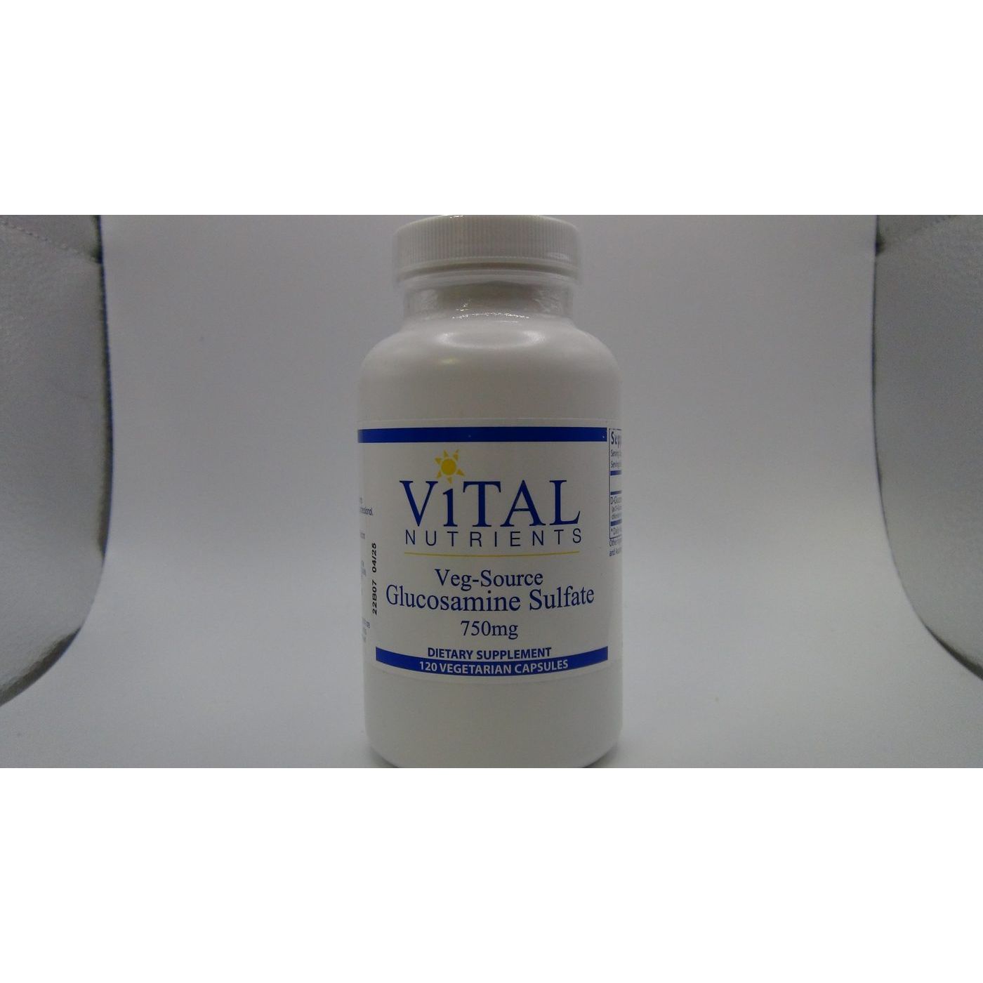Vital Nutrients Sulfate de Glucosamine 750mg 120 Vcaps