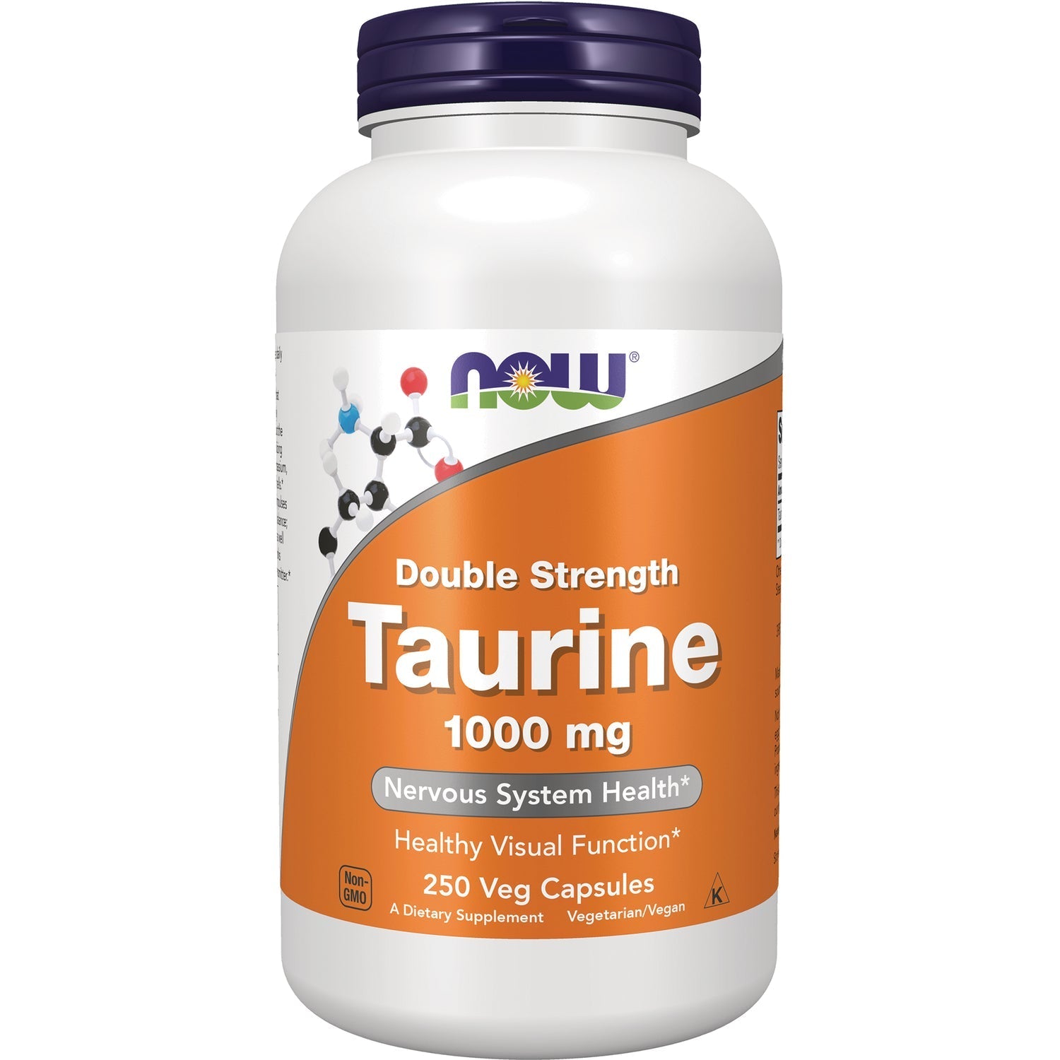 Now Foods Taurine 1 000 mg 250 gélules végétales - 0143