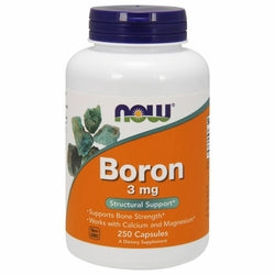 Now Foods Bore 3 mg 250 gélules végétales - 1412 - Lot de 2