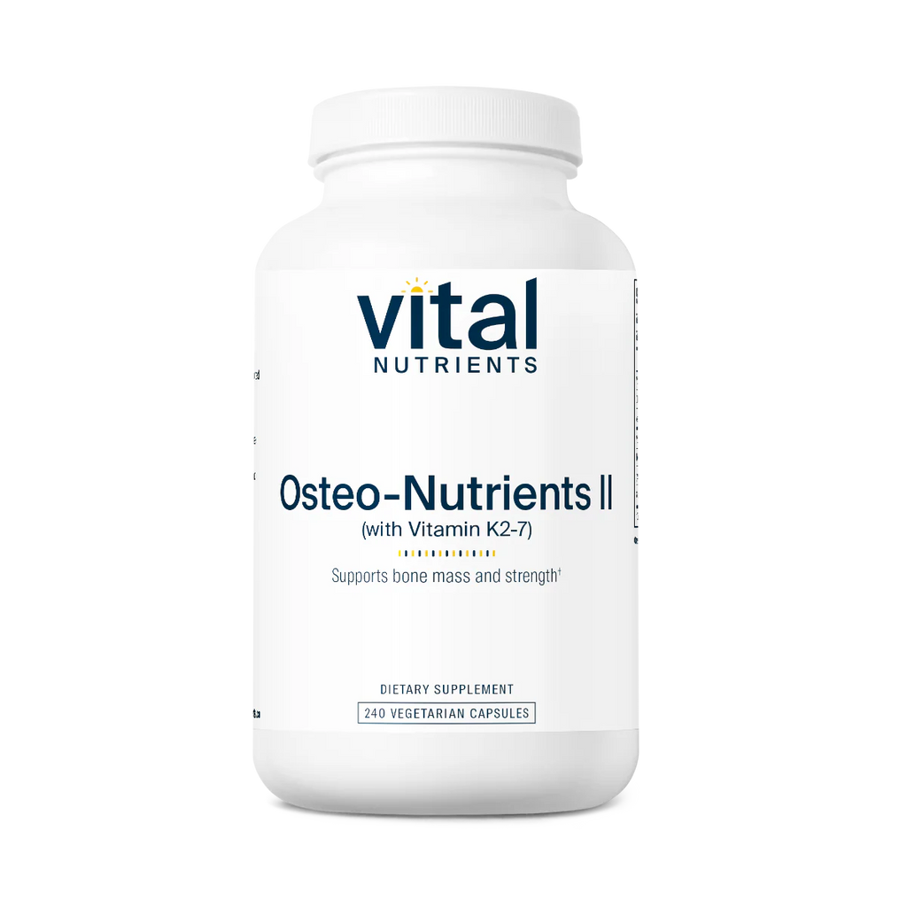 Vital Nutrients Ostéo-Nutriments avec vitamine K2-7 180 gélules