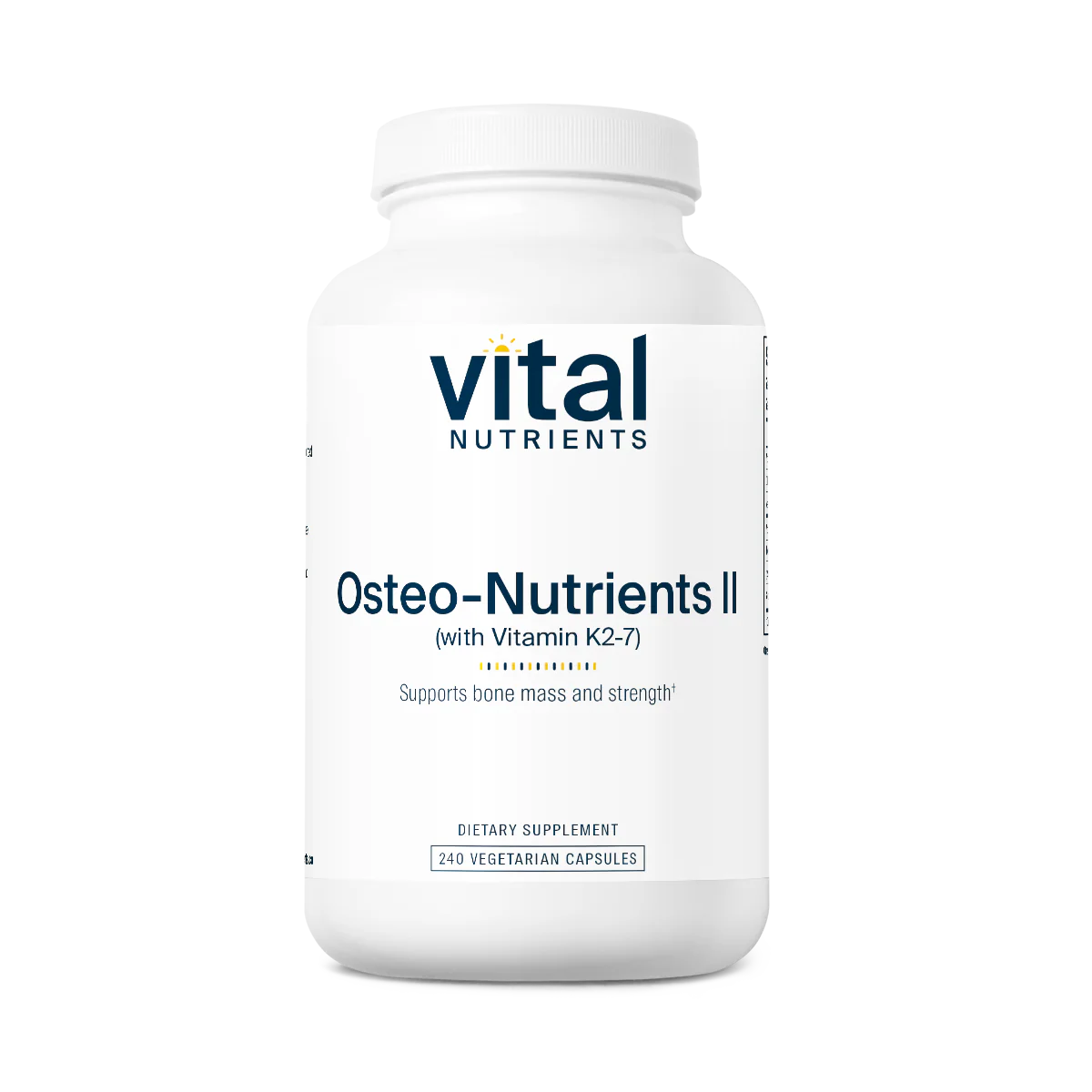 Vital Nutrients Ostéo-Nutriments avec vitamine K2-7 180 gélules