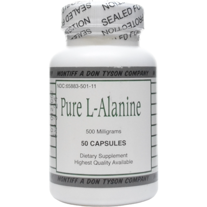 Montiff L-Alanine Pure 500 mg 50 gélules