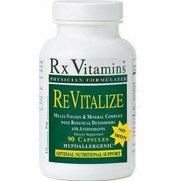 Rx Vitamins Revitalize Sans Fer 90 Gélules