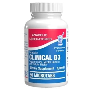 Anabolic Laboratories D3 Clinique 60 Comprimés Végétaux