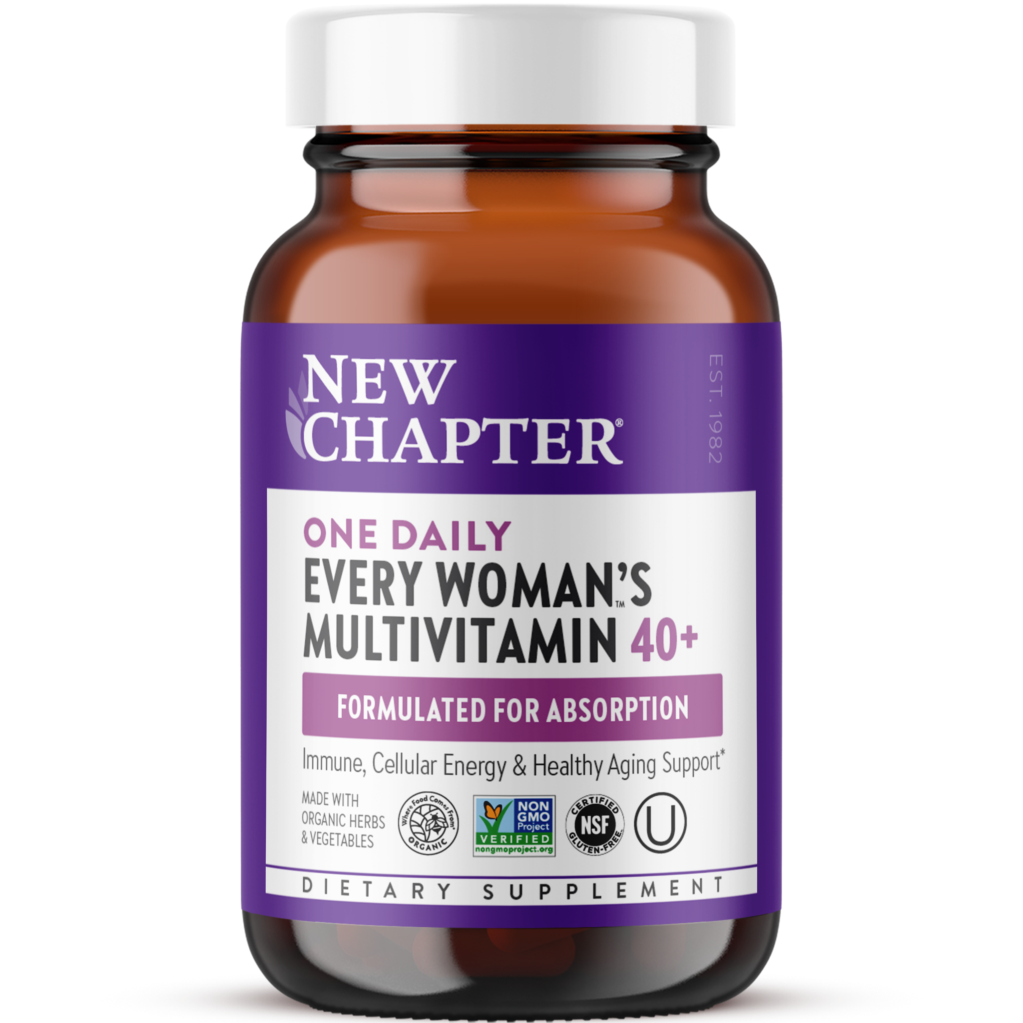 New Chapter Every Woman's One Daily Multi 40 Plus 72 Tablets