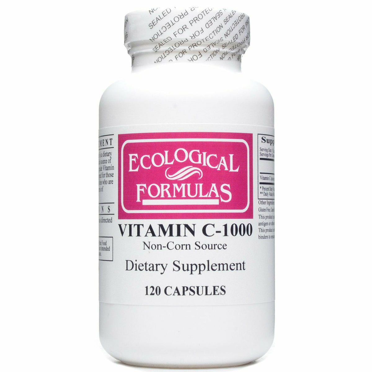 Ecological Formulas Vitamin C-1000 From Tapioca 120 capsules