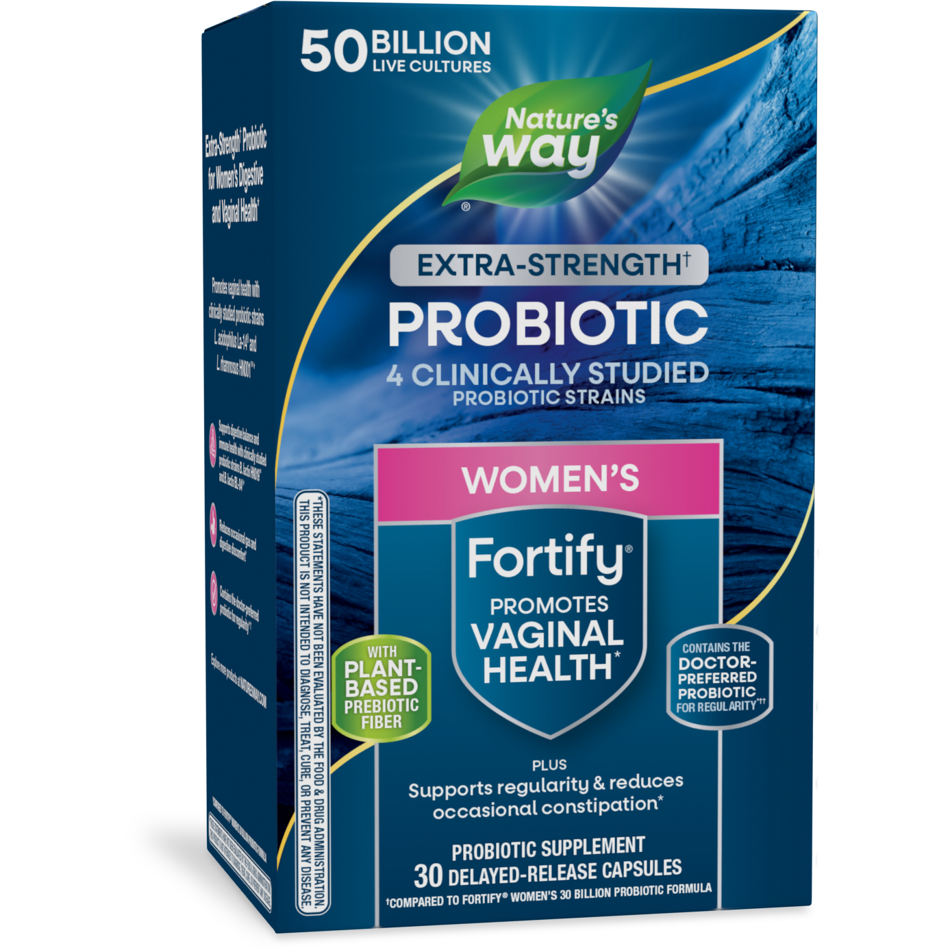 Nature's Way Fortify Probiotique quotidien 50 milliards pour femmes 30 gélules végétales