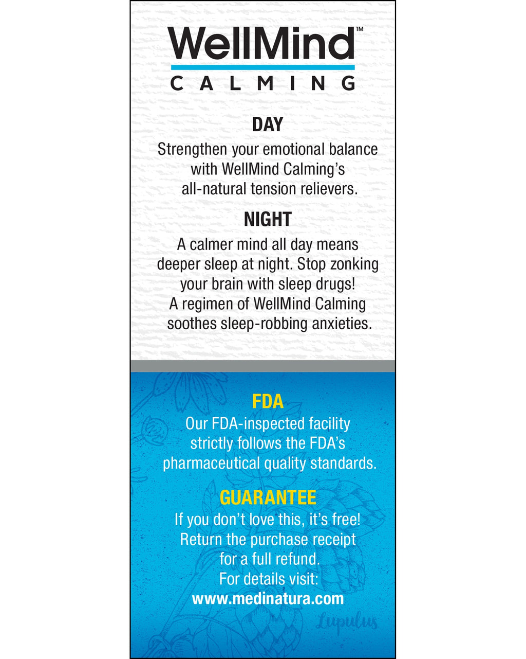 MediNatura BHI Calming 100t, lot de 4