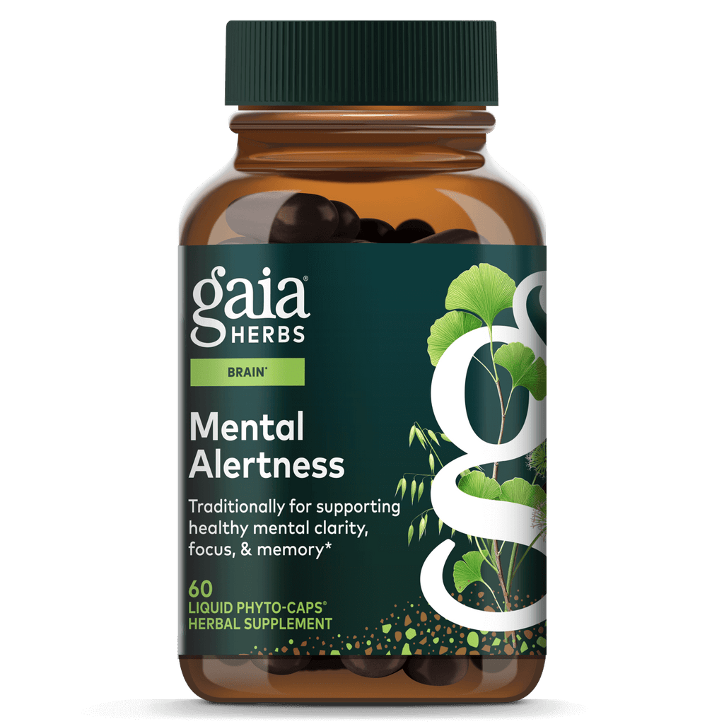 Gaia Herbs Éveil Mental 60 capsules - Lot de 3