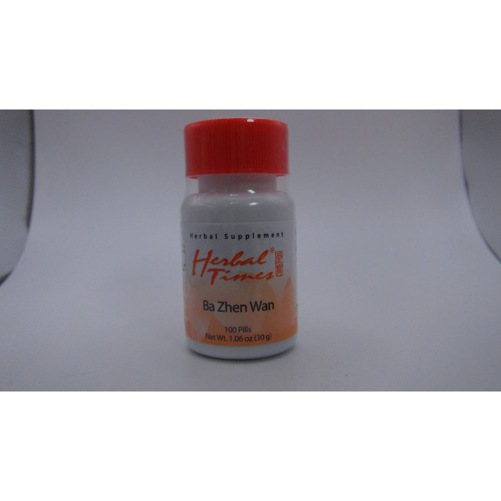 Nuherb Herbal Times Ba Zhen Wan 100 pilules de thé