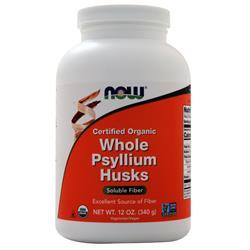 Now Foods Cosses de Psyllium Entier 340g - 5980 - Lot de 4