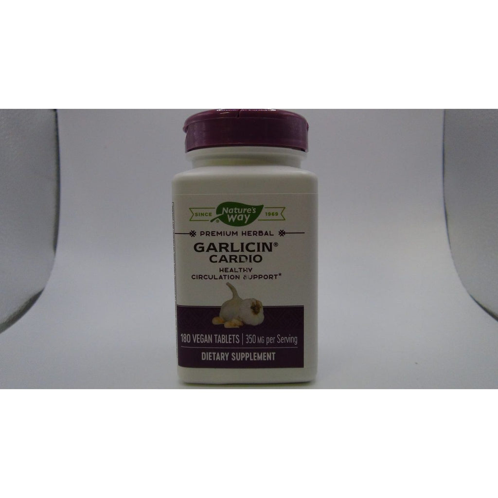 Nature's Way Garlicin Cardio 180 comprimés végétaliens