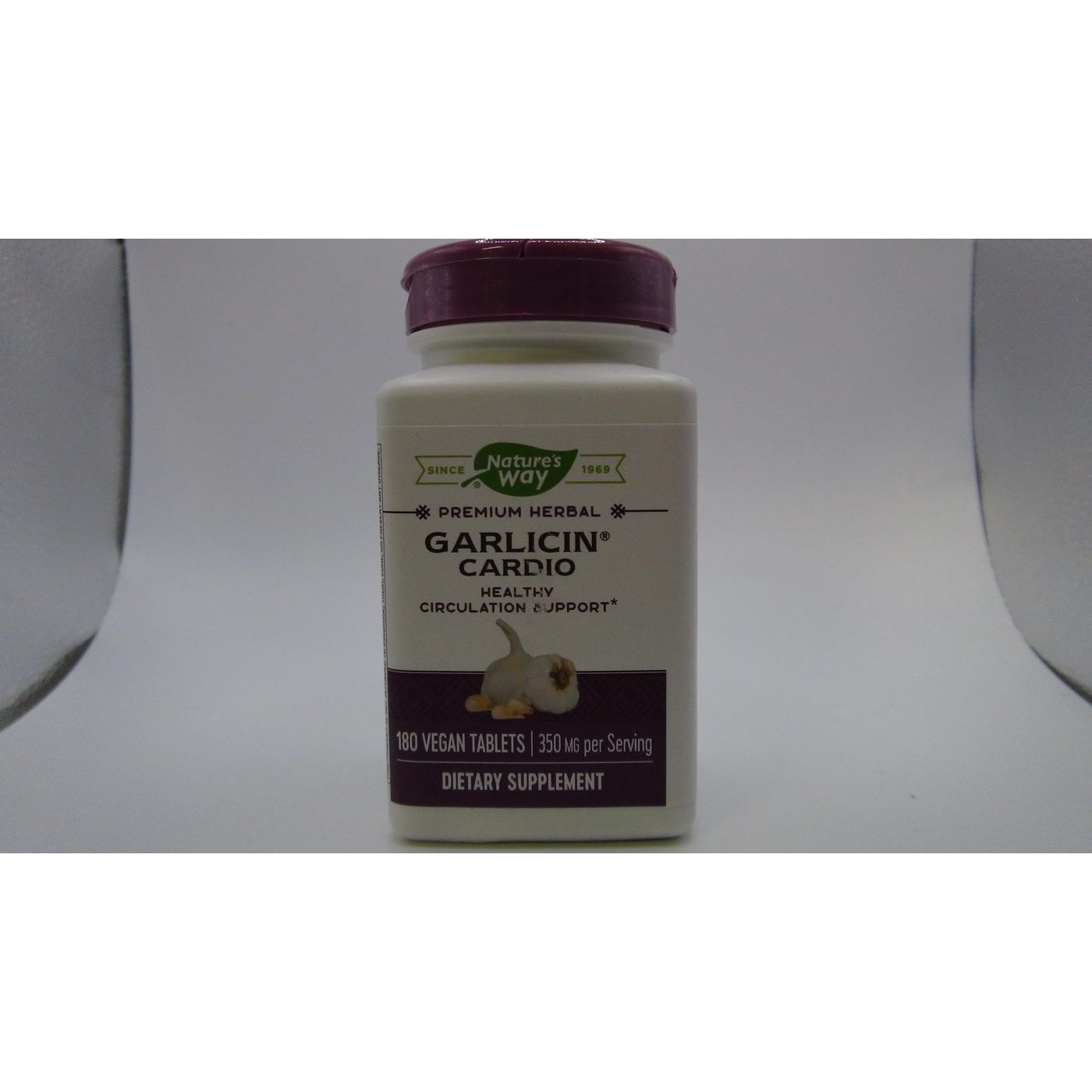 Nature's Way Garlicin Cardio 180 comprimés végétaliens