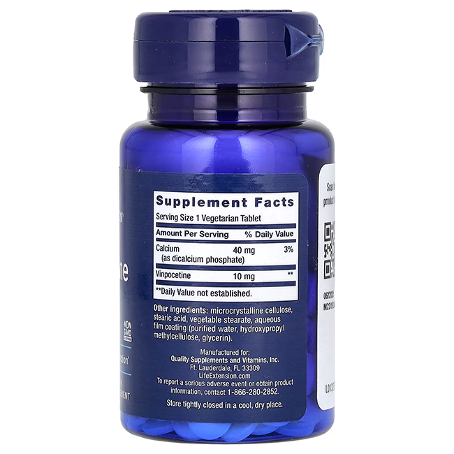 Life Extension Vinpocetine 10 mg 100 comprimés