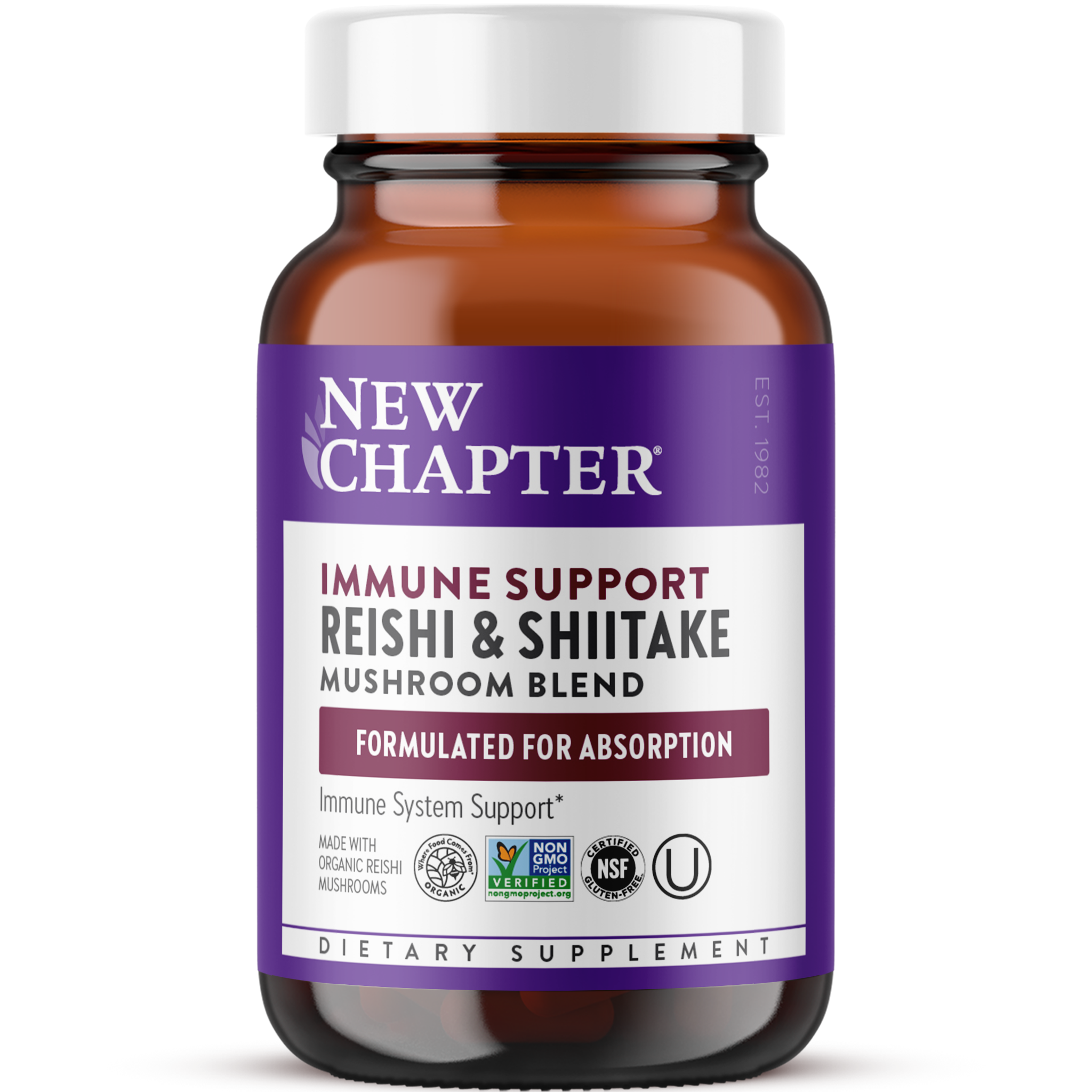 New Chapter LifeShield Soutien immunitaire 60 gélules - Lot de 2