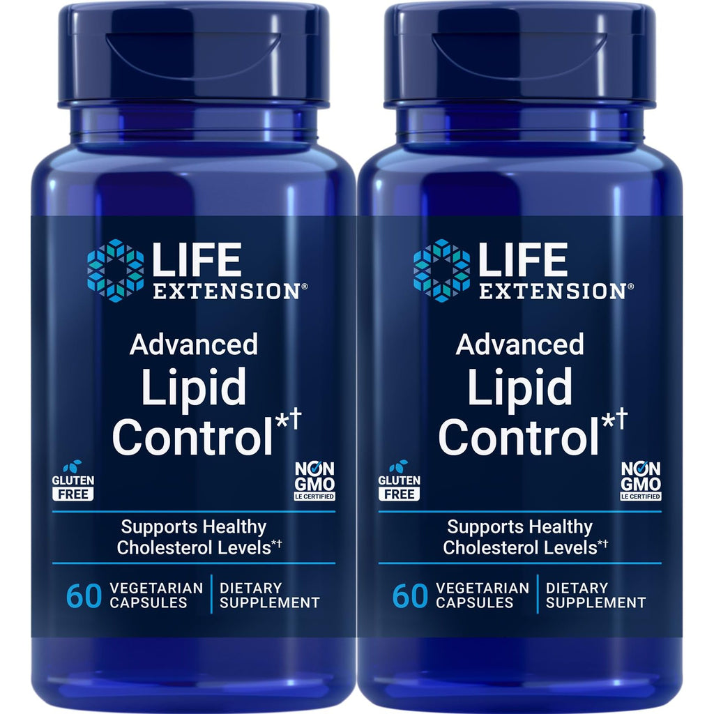 Life Extension Advanced Lipid Control 60 Vcaps - Lot de 2