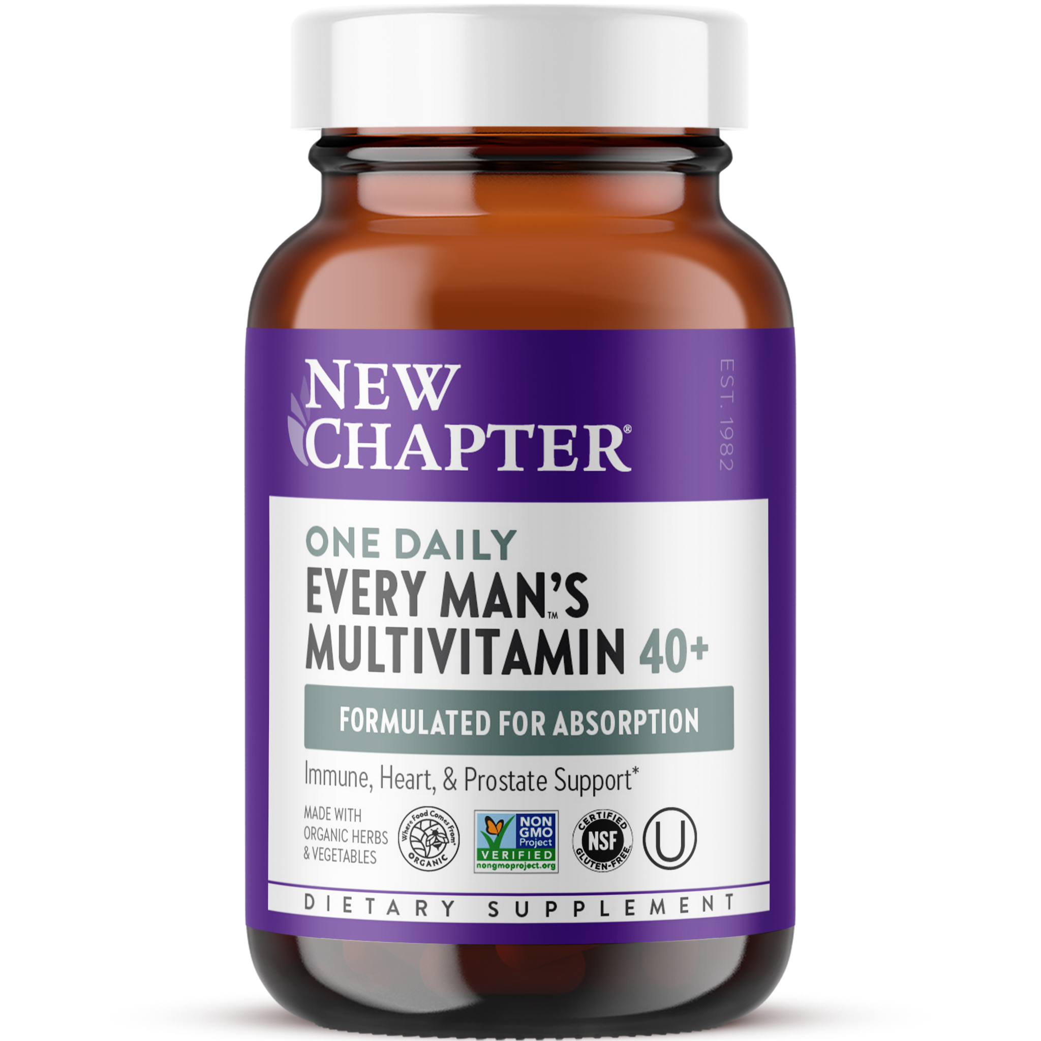 New Chapter Every Man's One Daily Multivitamine 40+ 24 Comprimés