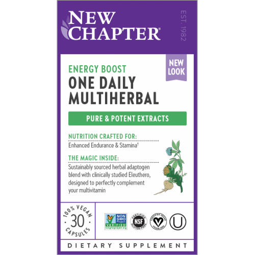 New Chapter Énergie Boost One Daily Multiherbes 30 Vcaps