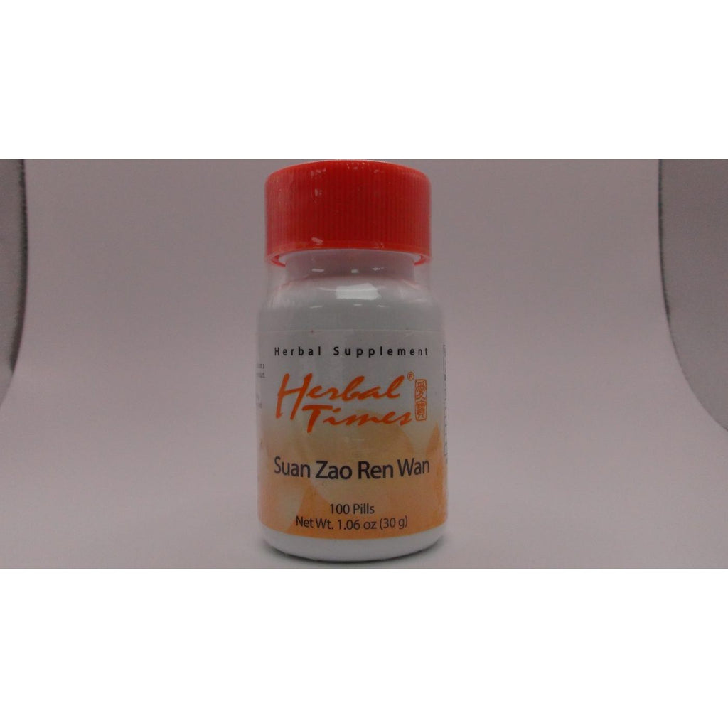 Nuherb Herbal Times Suan Zao Ren Wan 100 pilules de thé