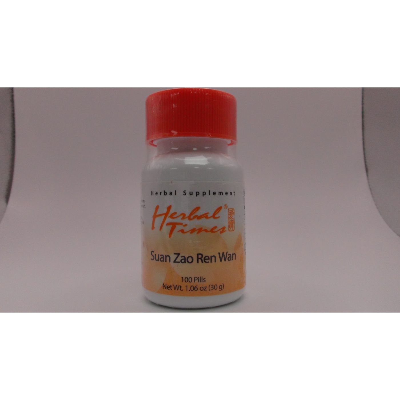 Nuherb Herbal Times Suan Zao Ren Wan 100 pilules de thé
