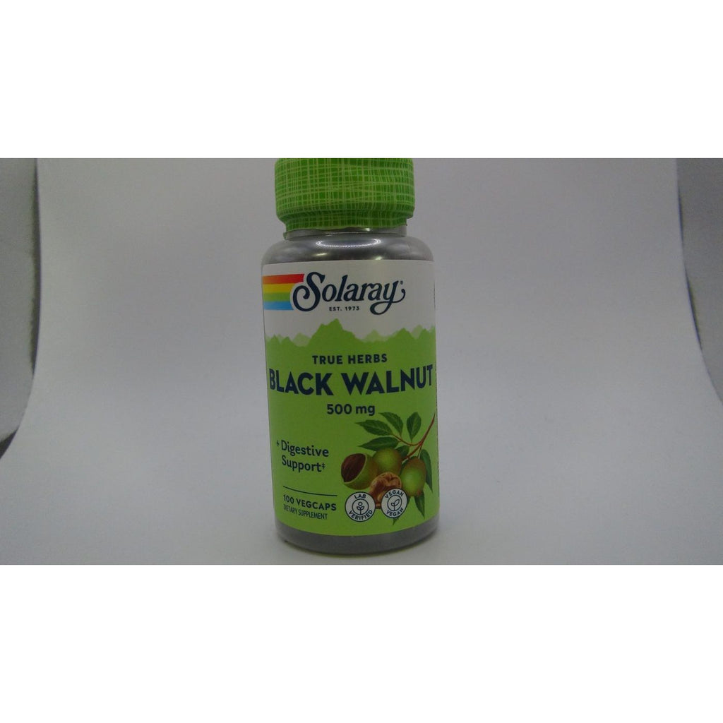 Solaray Noyer Noir 500 mg 100 Vcaps - Lot de 2