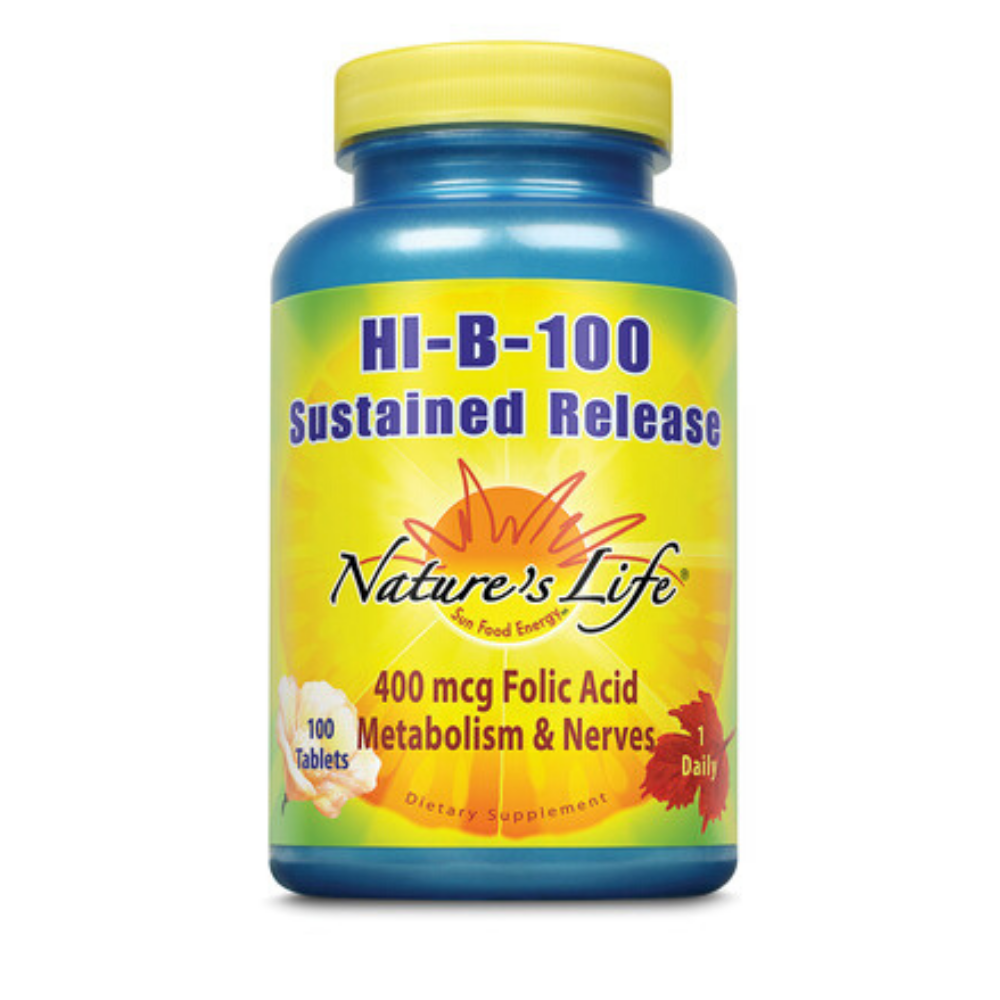 Nature's Life Hi-B-100 Libération Prolongée 50 Comprimés    147