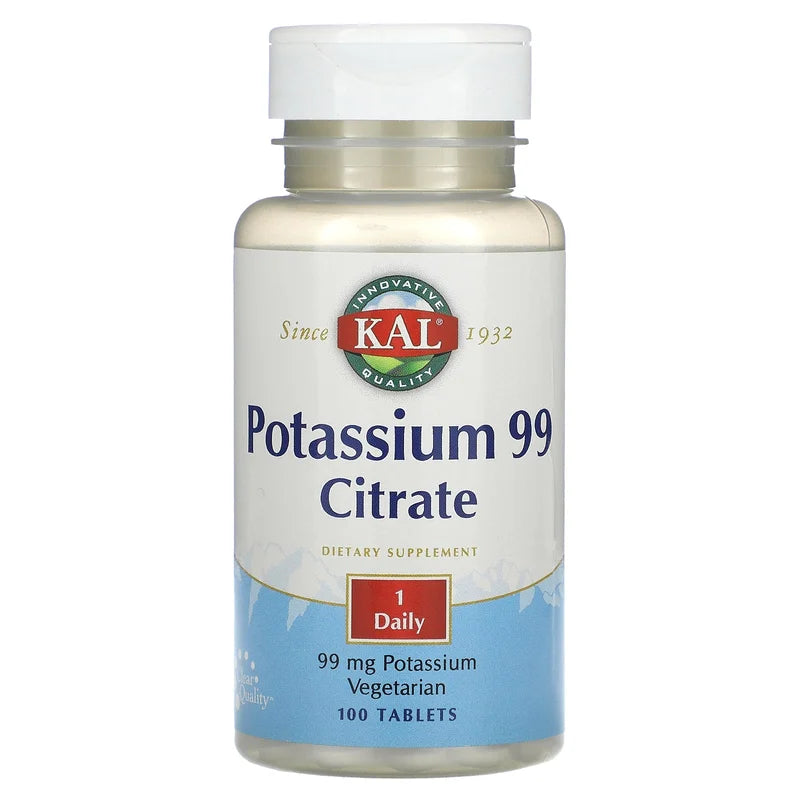 Kal Potassium 99 Citrate 100 comprimés