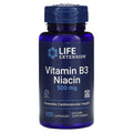 Life Extension Vitamine B3 Niacine 500 mg 100 Gélules - Lot de 3