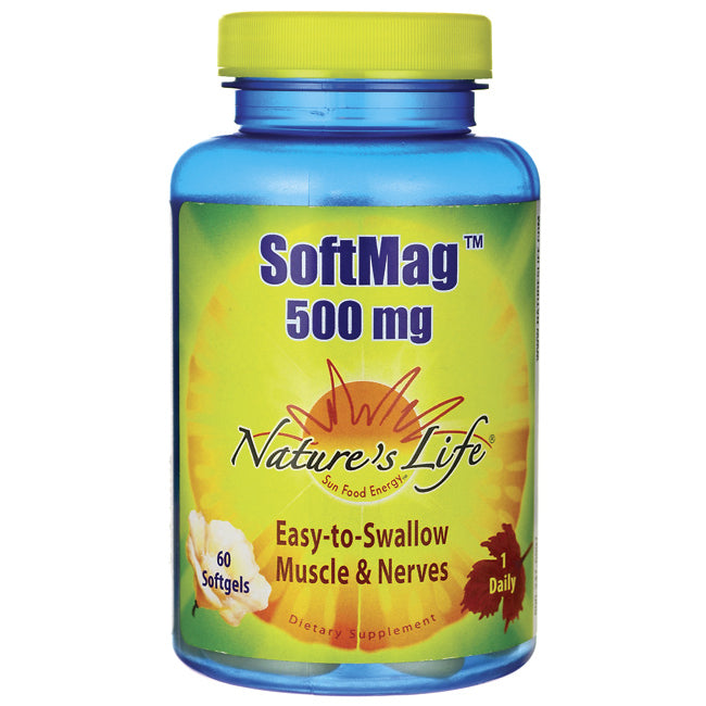 Nature's Life SoftMag 500 mg 60 Softgels