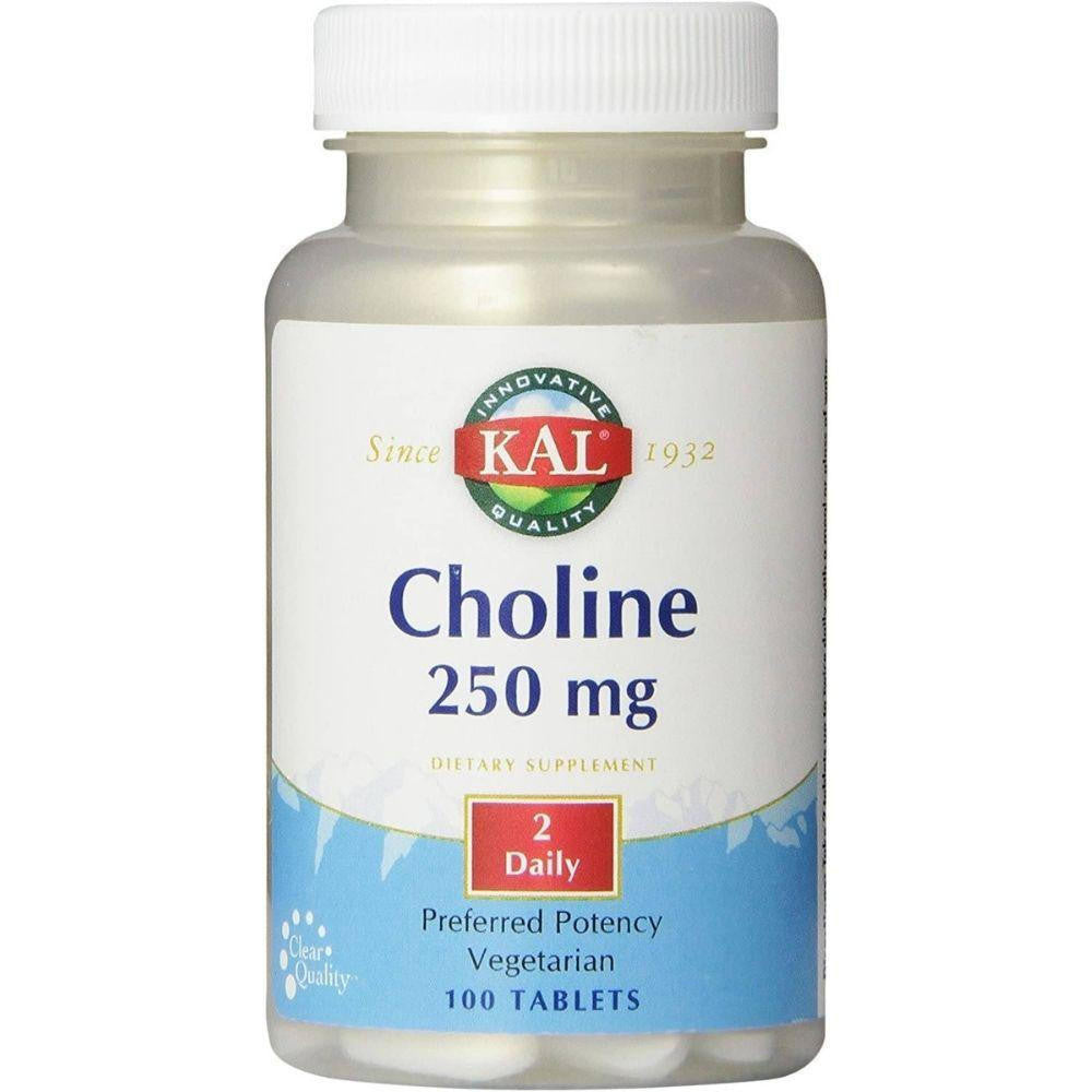 Kal Choline 250 mg 100 Tablets