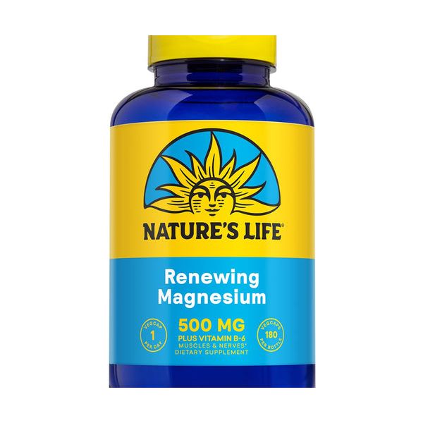 Nature's Life - Magnésium 500 mg. - 180 Gélules