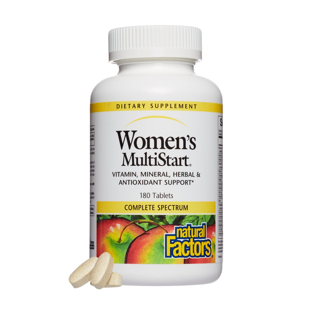 Natural Factors - Multistart Femme Plus - 180 comprimés