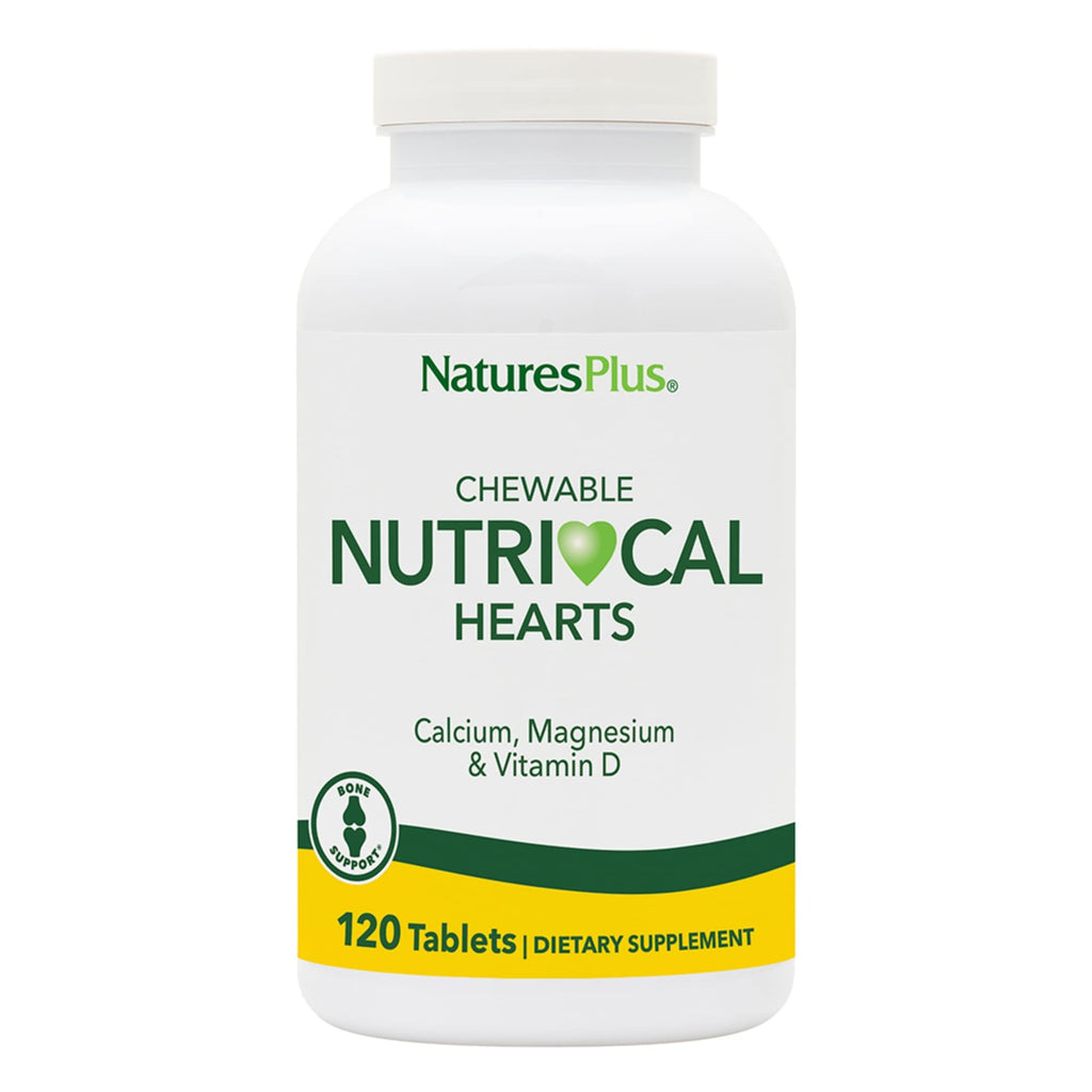 Natures Plus - Nutri-Cal Hearts à croquer - 120 comprimés