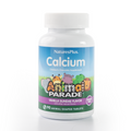 Natures Plus - Source of Life Animal Parade Calcium pour Enfants Sans Sucre Saveur Glace à la Vanille Naturelle - 90 Comprimés à Croquer