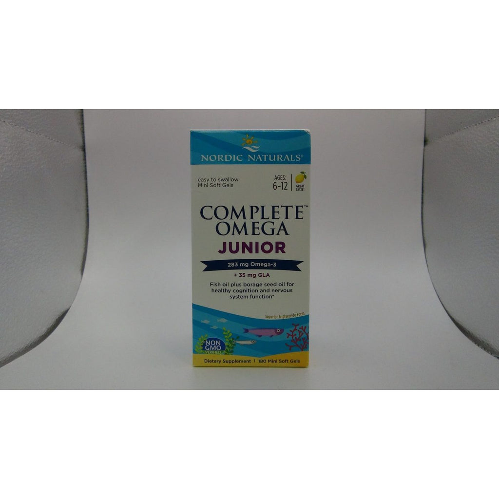 Nordic Naturals - Oméga Complet Junior Citron 500 mg - 180 Gélules à Croquer (anciennement Oméga-3.6.9 Junior)