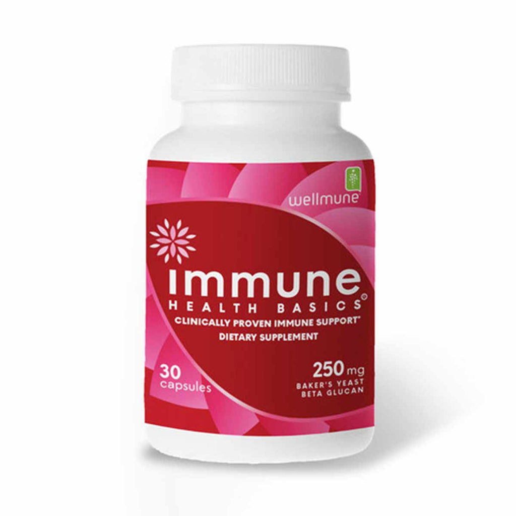 Immune Health Basics - Bêta-Glucane avec Wellmune WGP Soutien Immunitaire 500 mg. - 60 Gélules