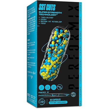 Performix - SST Cuts Super Suspension Thermogénique + Formule CLA - 80 Capsules